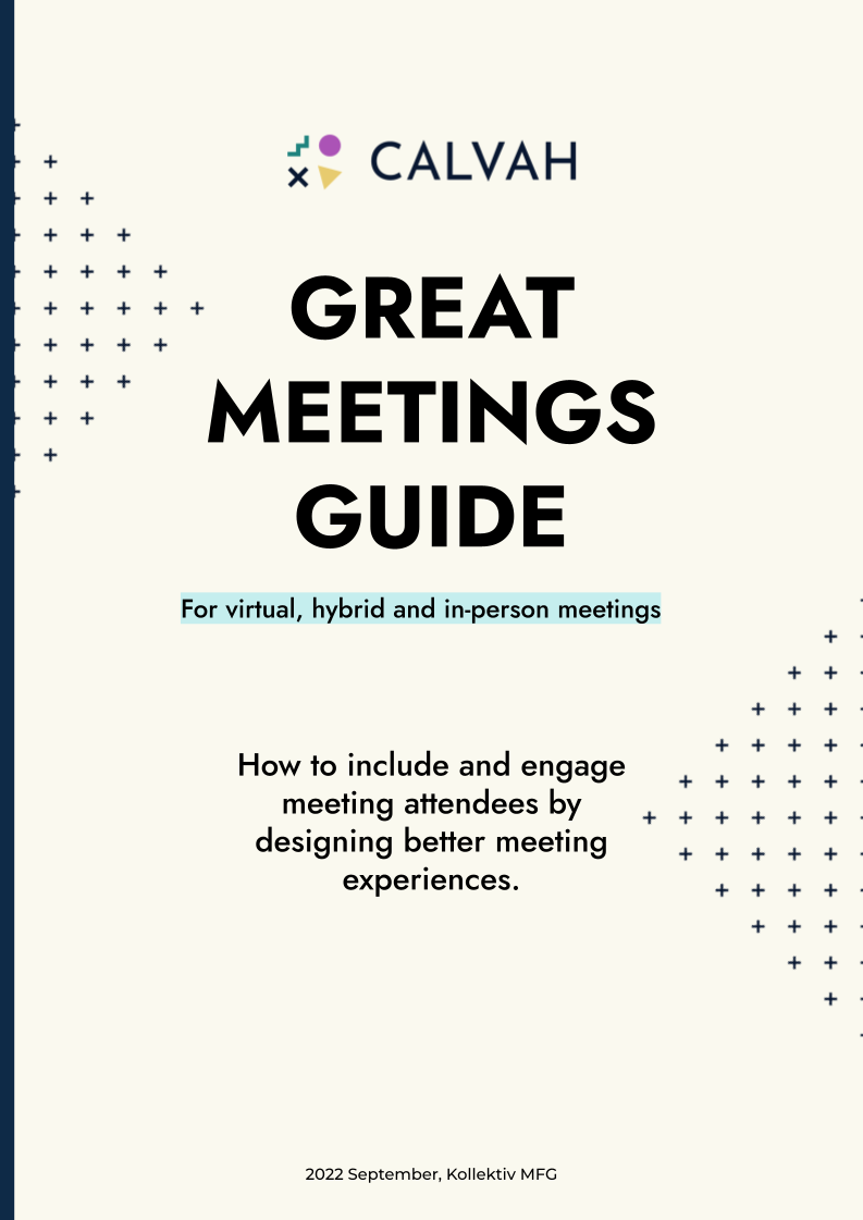 Cover great meetings guide